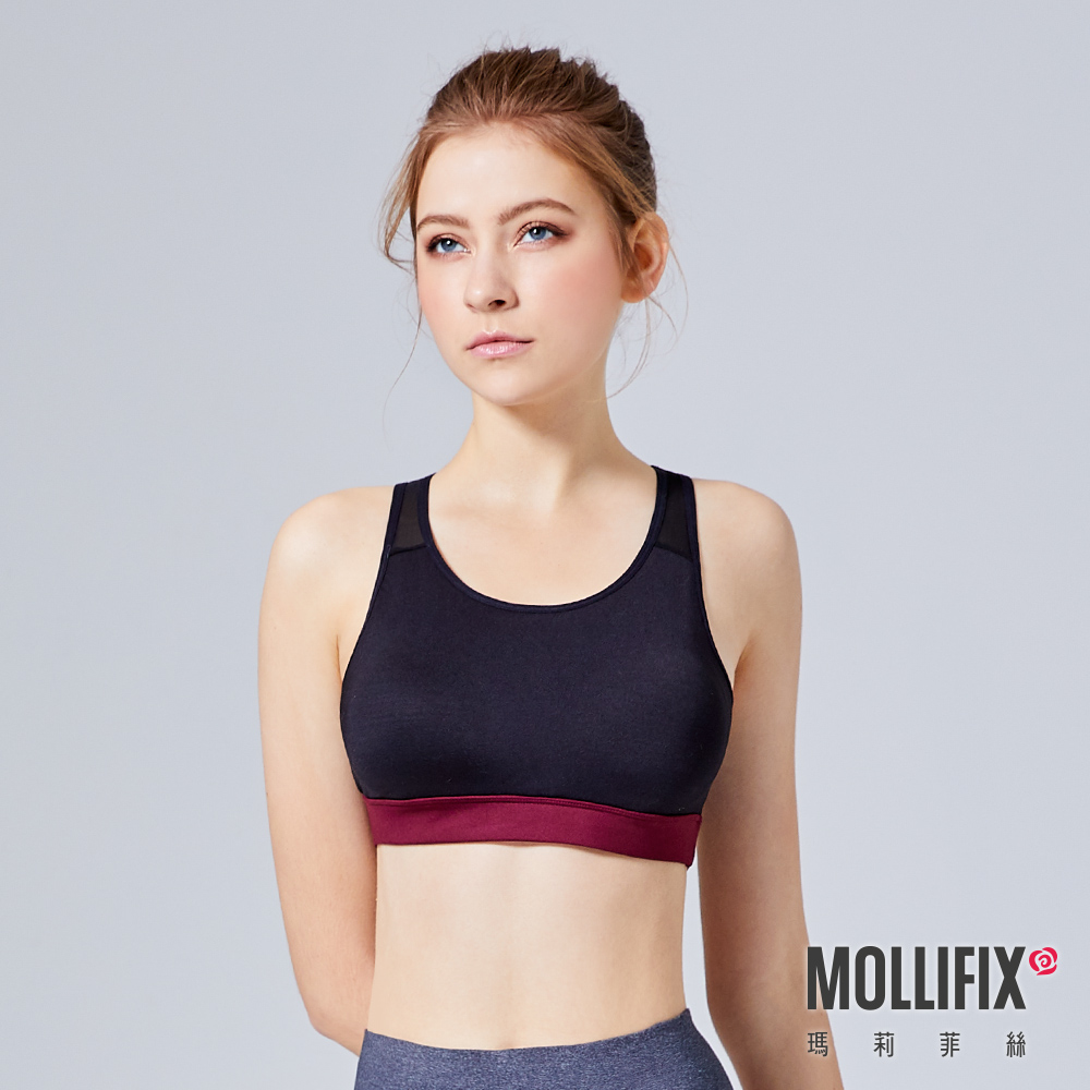 MOLLIFIX MoveFree微透後網美背運動bra