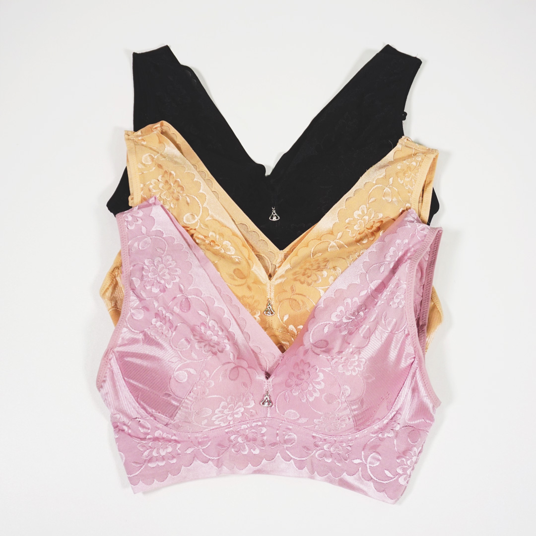 全罩杯無鋼圈側收副乳背心式内衣