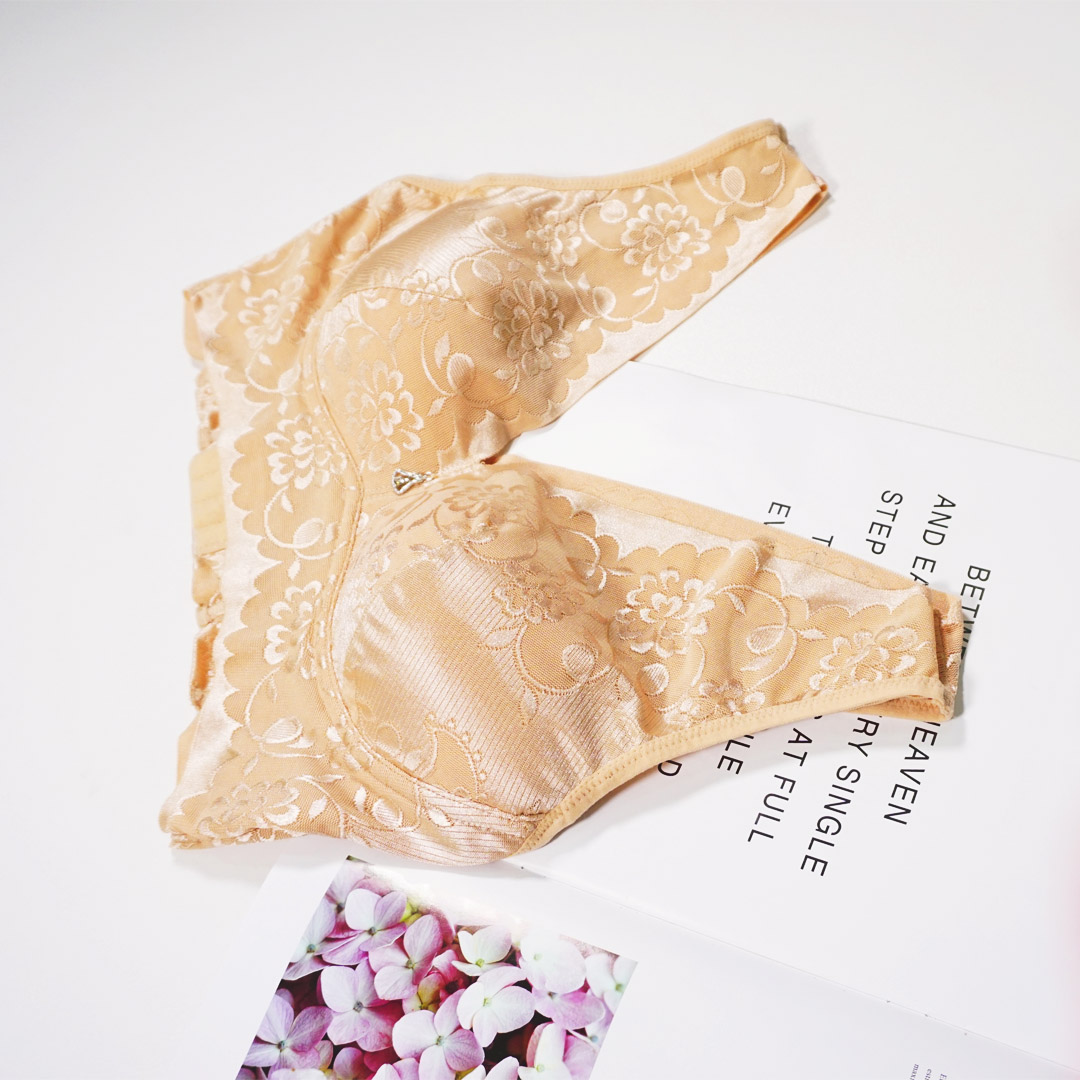 全罩杯無鋼圈側收副乳背心式内衣