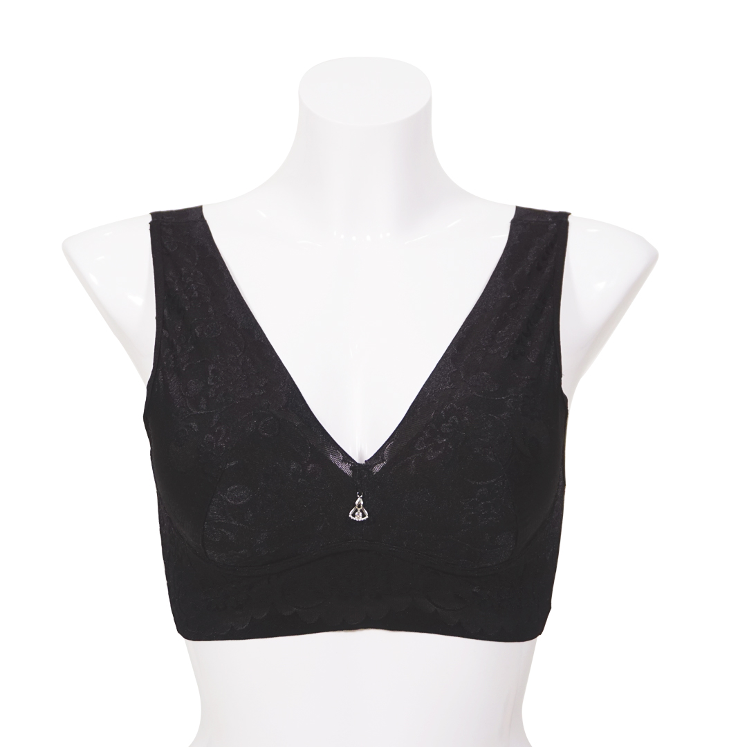 全罩杯無鋼圈側收副乳背心式内衣