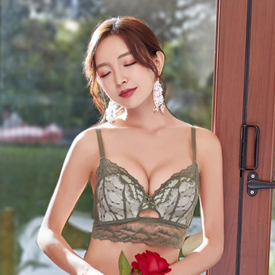 蕾絲胃部修飾無鋼圈調整型收副乳上托內衣