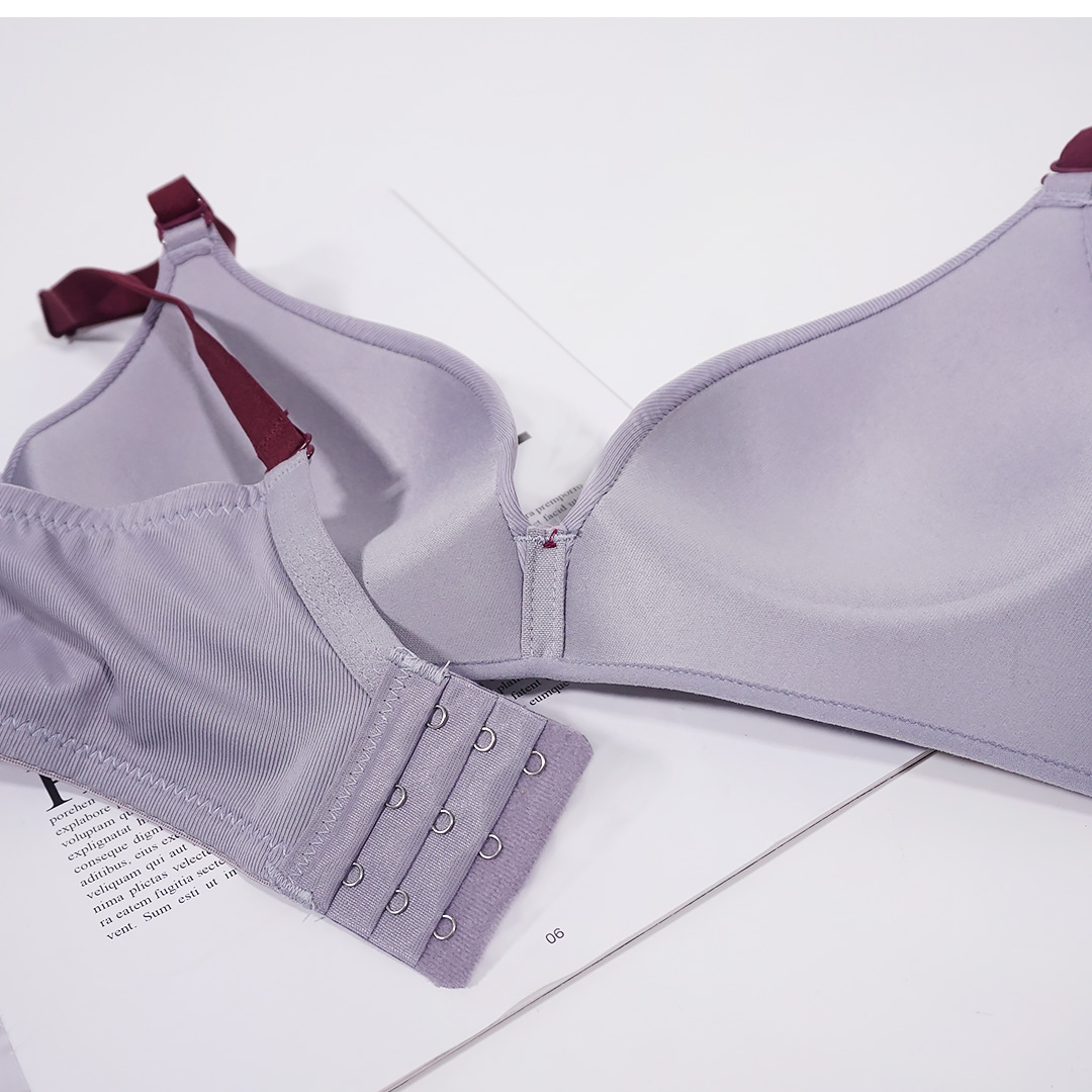 唯美蝴蝶結聚攏上托無鋼圈無痕少女內衣