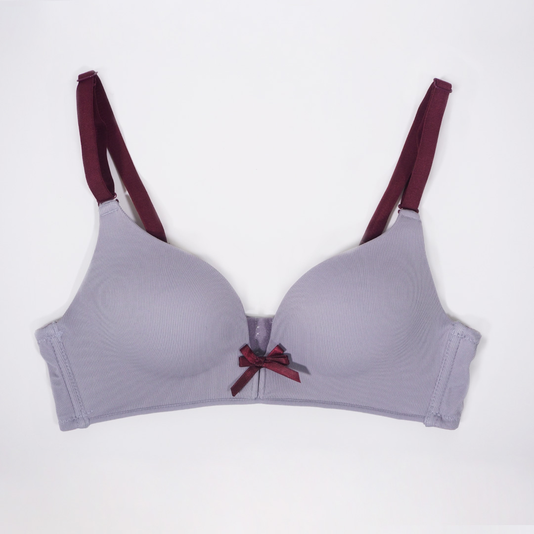 唯美蝴蝶結聚攏上托無鋼圈無痕少女內衣