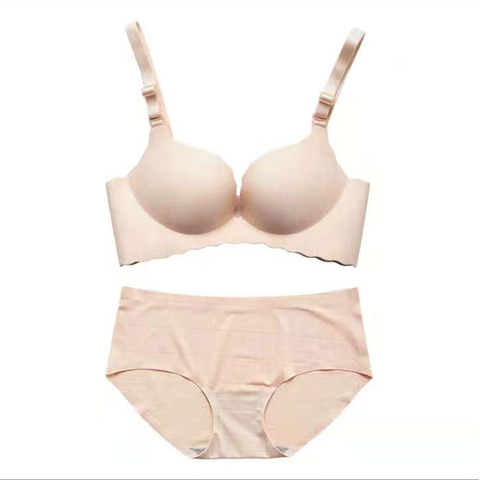 一片式包舒適無鋼圈格子內衣