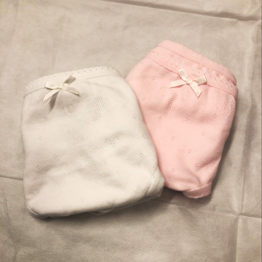 純棉可愛蝴蝶結少女三角褲