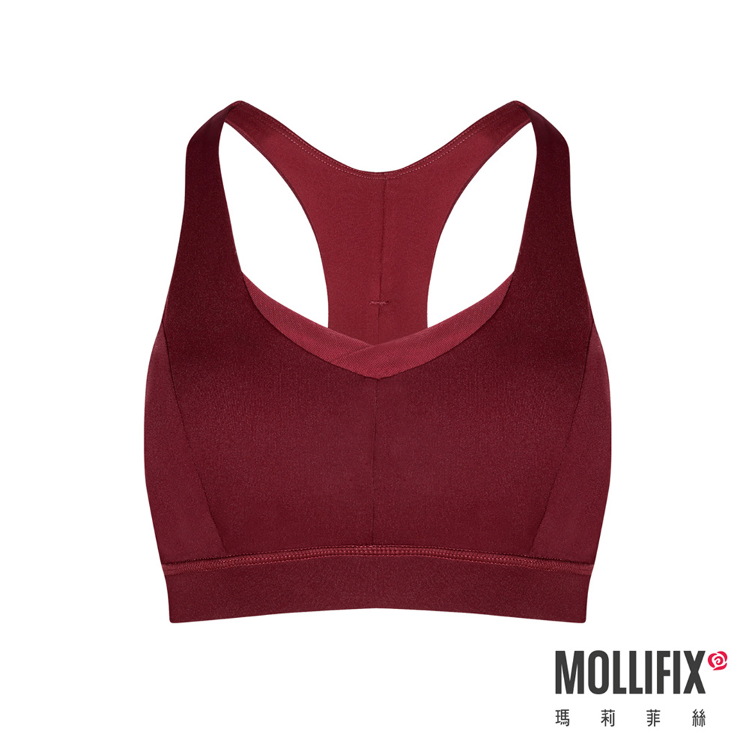 Mollifix MoveFree 協調律動運動BRA (酒紅色)