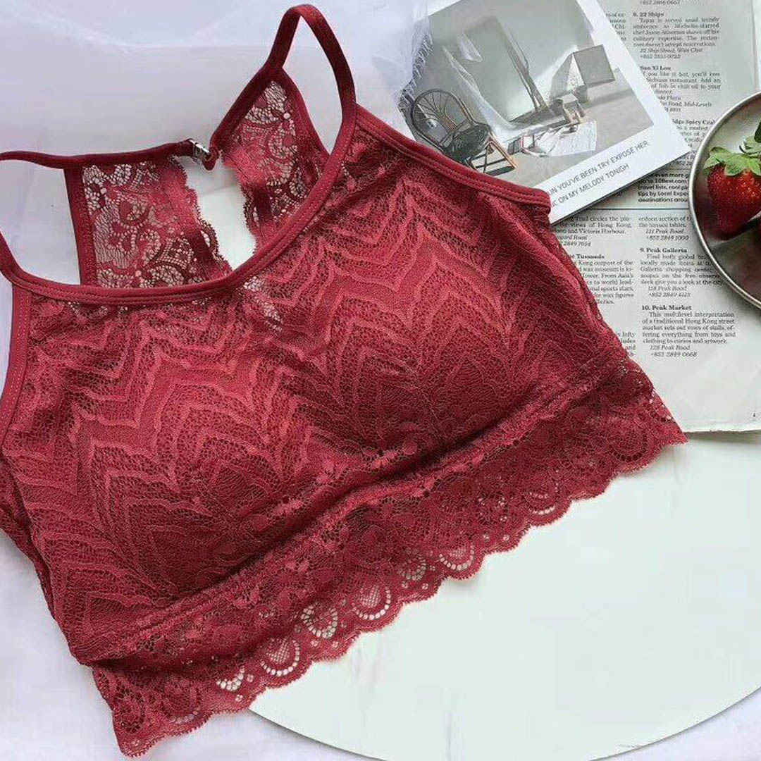 野性浪漫性感抹胸式舒適無痕無鋼圈內衣