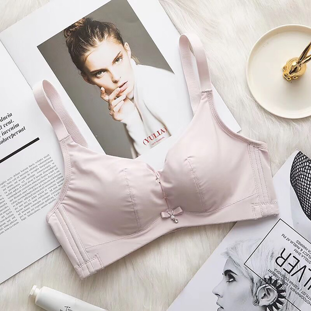 性感鏤空設計，小胸加厚上托聚攏收副乳內衣