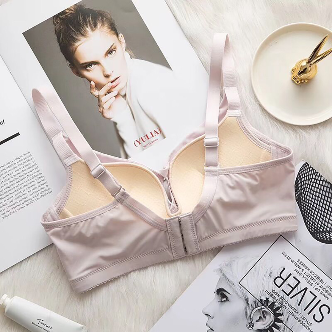 性感鏤空設計，小胸加厚上托聚攏收副乳內衣