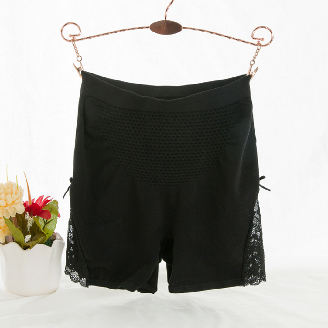 莫代爾透氣蕾絲花邊防走光安全褲