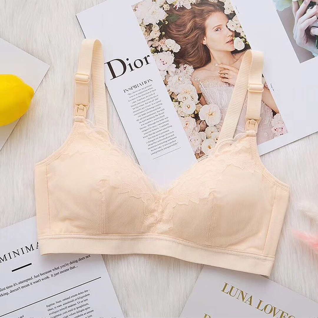 媽咪新款純棉聚攏透氣親膚睡眠型哺乳內衣