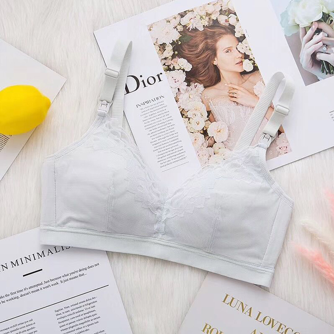 媽咪新款純棉聚攏透氣親膚睡眠型哺乳內衣