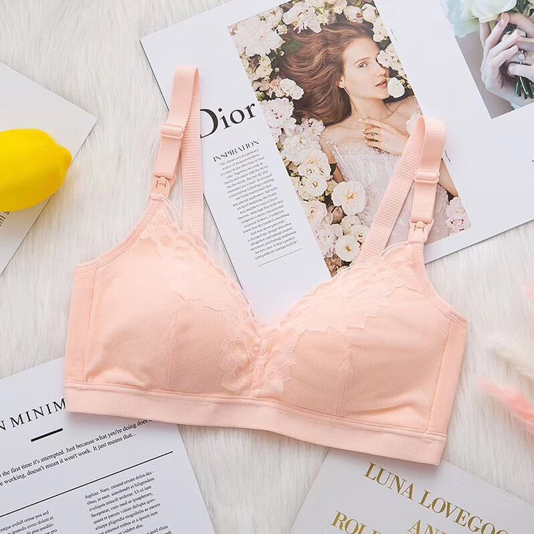 媽咪新款純棉聚攏透氣親膚睡眠型哺乳內衣