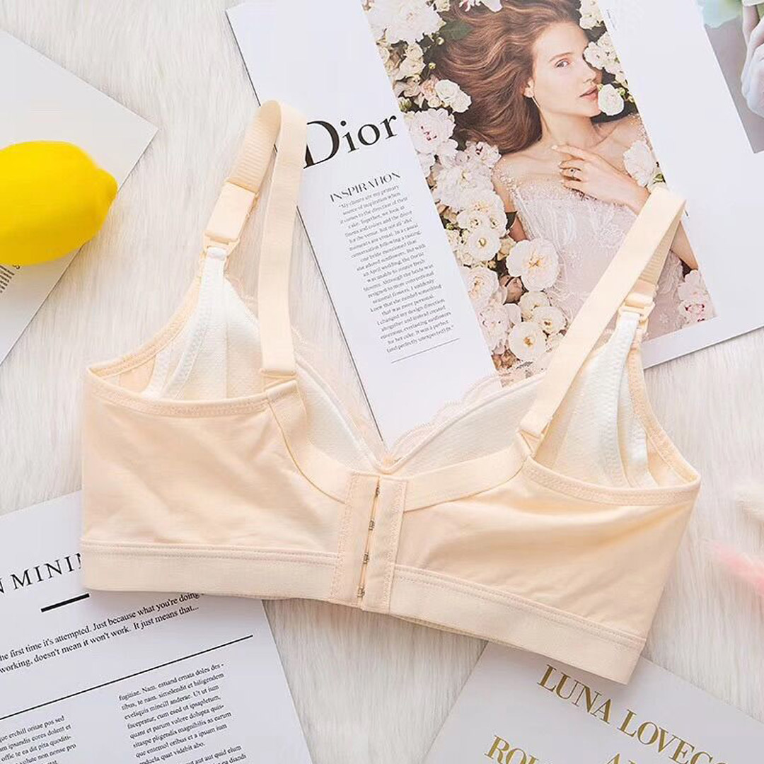 媽咪新款純棉聚攏透氣親膚睡眠型哺乳內衣