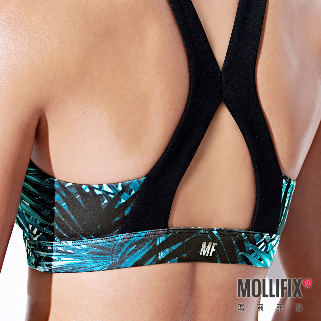 【Mollifix】弧線美背運動內衣