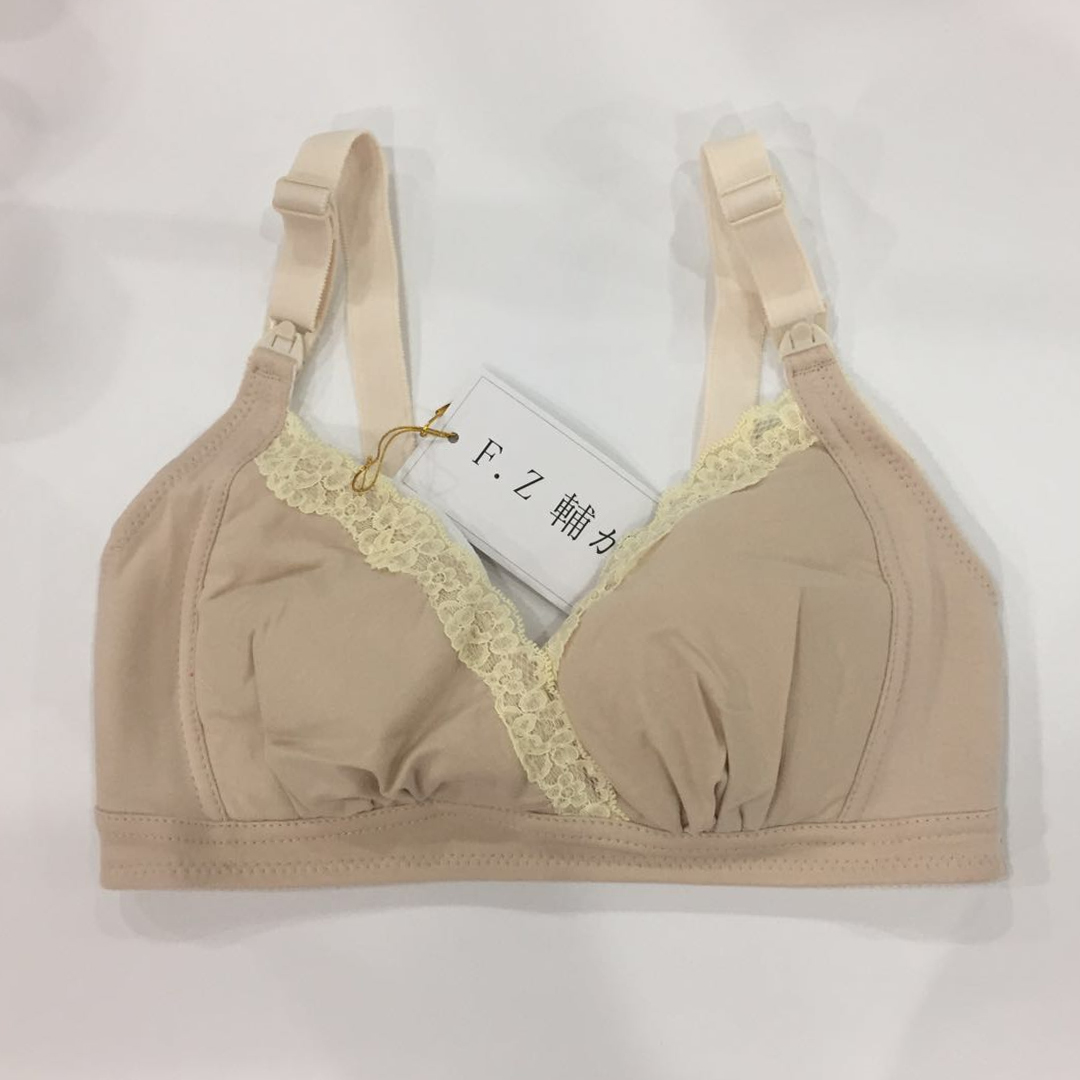 孕期哺乳期必備款，純棉前開扣薄款無鋼圈内衣