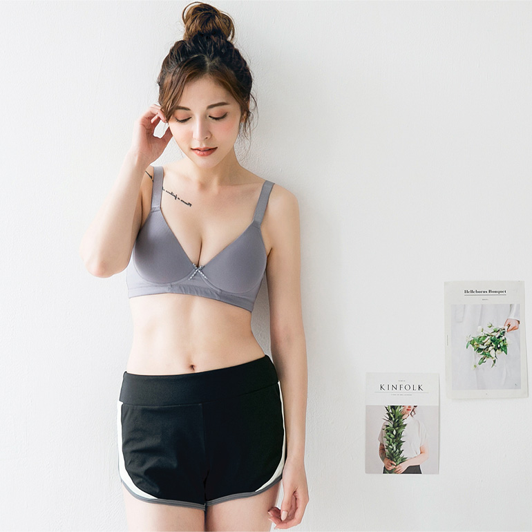 【無鋼圈輕鬆穿】休閒運動夜寢呼吸內衣 五色款