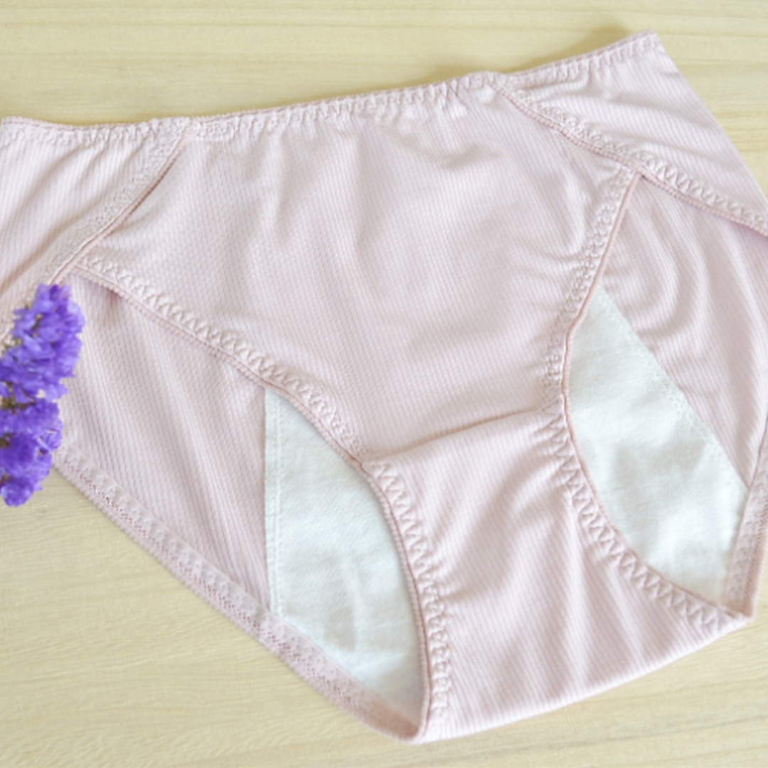 高彈力舒適柔軟防水表層防側漏生理內褲