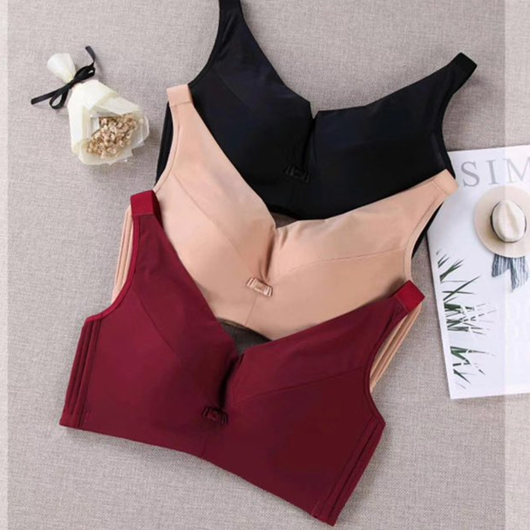 親膚嬰兒棉聚攏上托大碼C杯薄款透氣調整型内衣