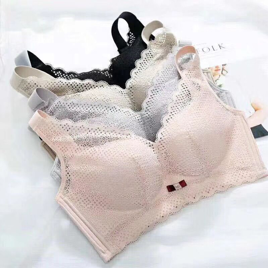 輕奢蕾絲面料薄款C杯舒適透氣防下垂無痕內衣（MM1039）