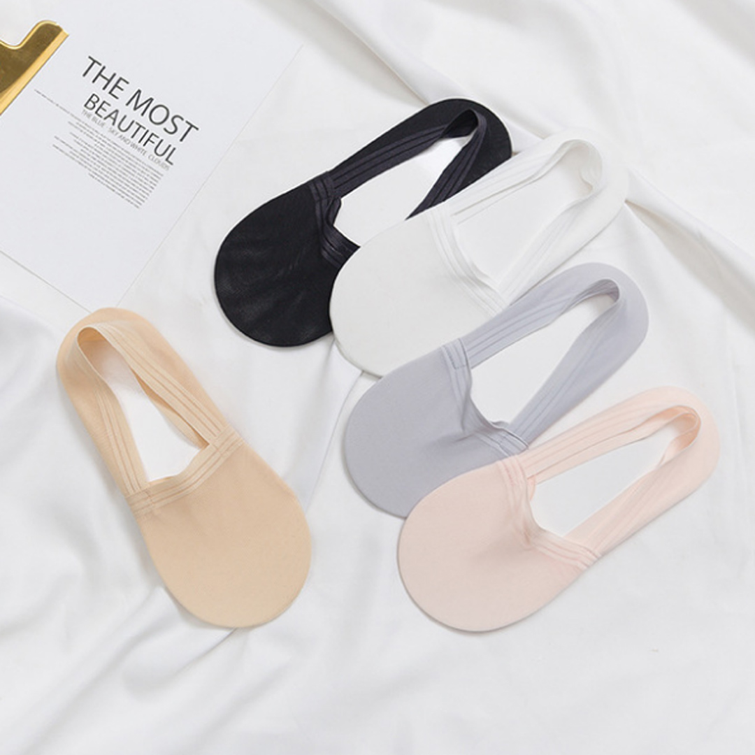 蕾絲超薄淺口防滑硅膠隱形船襪