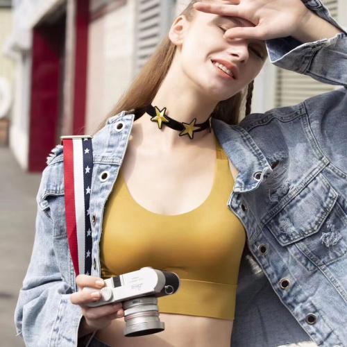 夏季運動薄款交叉美背細肩帶健身瑜伽運動背心内衣