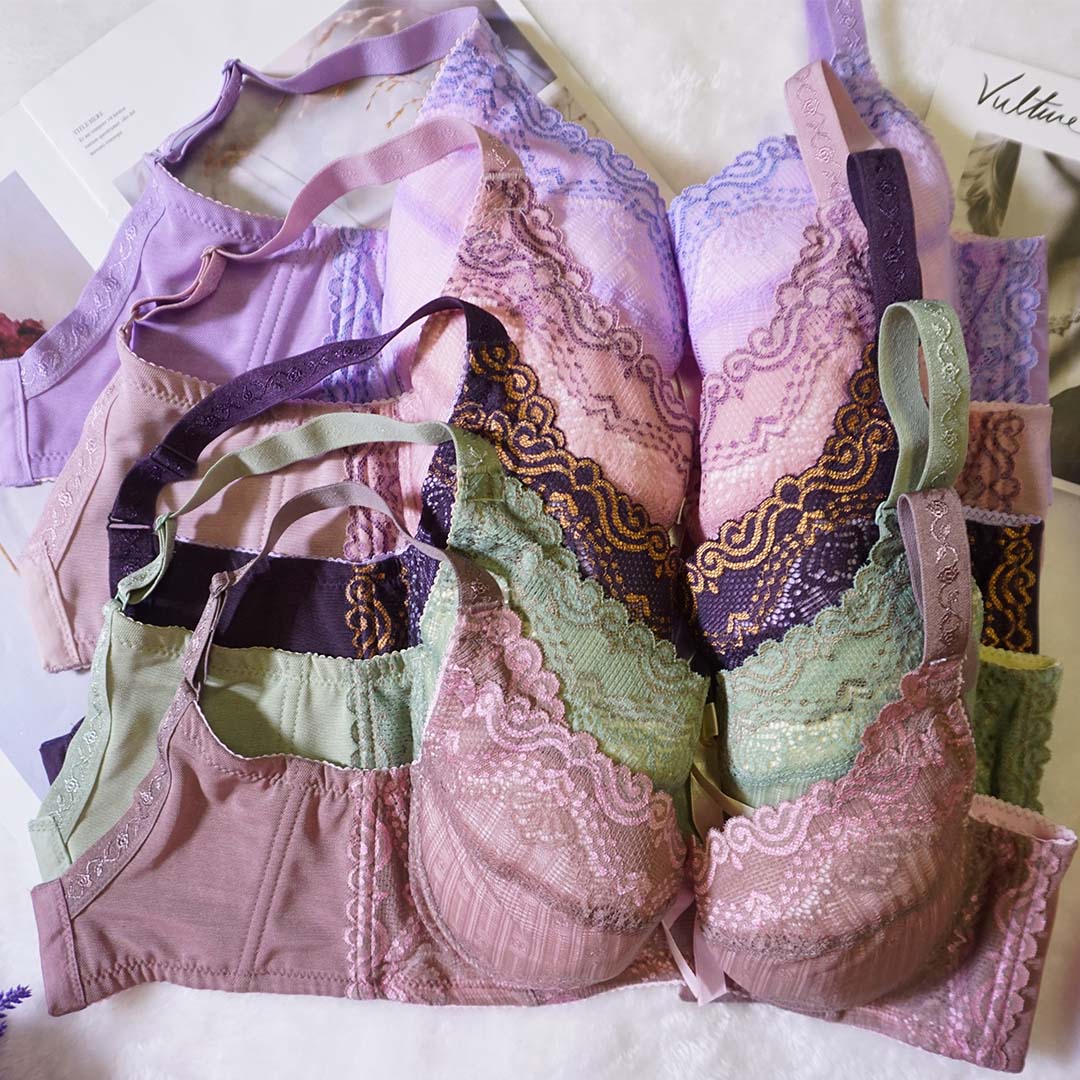 櫻花之戀超包覆柔滑蕾絲調整型內衣