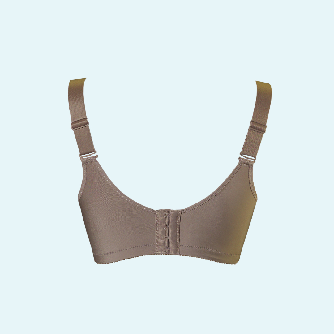 性感蕾絲大胸顯小薄款四排扣聚攏側收調整型内衣