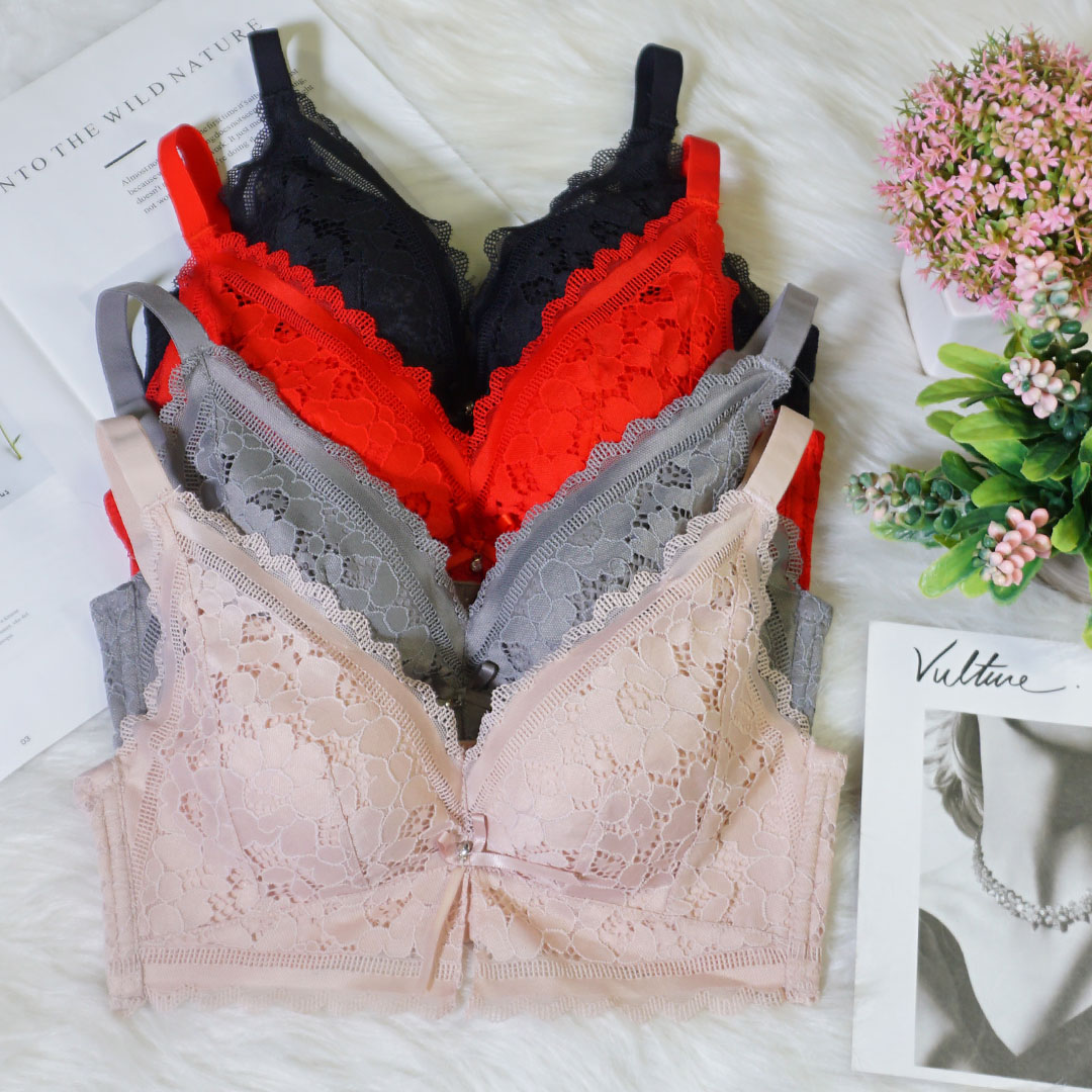 法式無鋼圈AB專屬立體乳膠透氣孔無鋼圈承托收副內衣