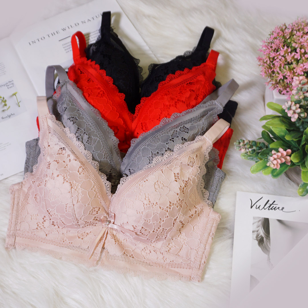 法式無鋼圈AB專屬立體乳膠透氣孔無鋼圈承托收副內衣