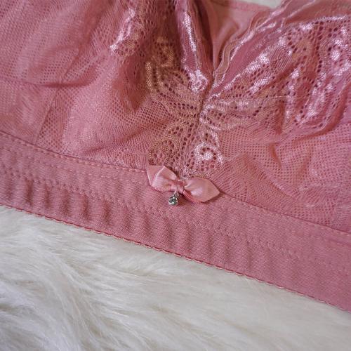 Pure natural silk bra cups all-in-one without steel underwire underwear