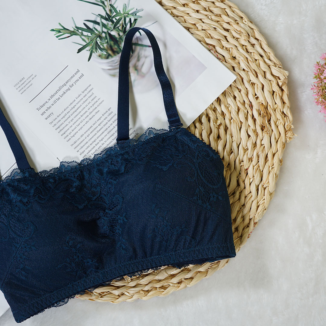 【推推胸小平口出外無憂】精靈小可愛蕾絲款-平口內衣