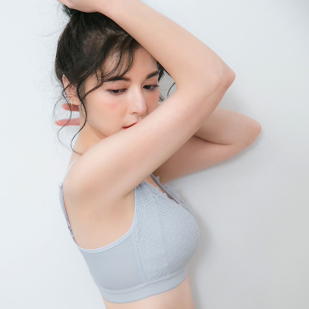 【無鋼圈輕鬆穿】B-G性感包覆減壓內衣