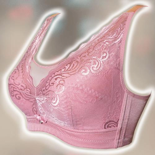 純淨天然蠶絲罩杯全包無鋼圈內衣 - 無鋼圈
