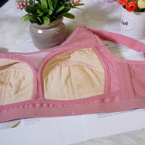 Pure natural silk bra cups all-in-one without steel underwire underwear