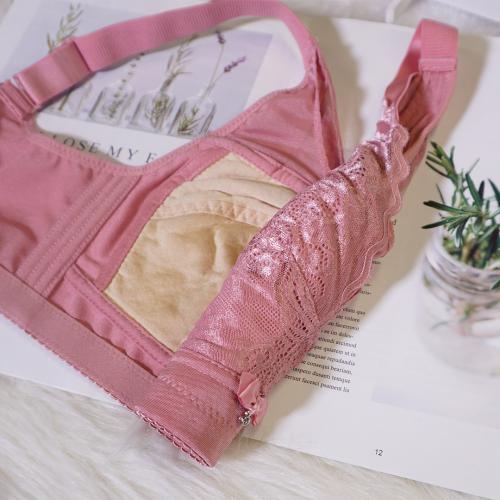 Pure natural silk bra cups all-in-one without steel underwire underwear
