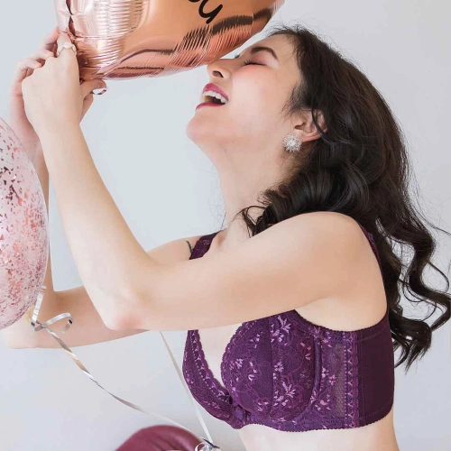 繽紛馬卡龍-日系青春小花調整型內衣