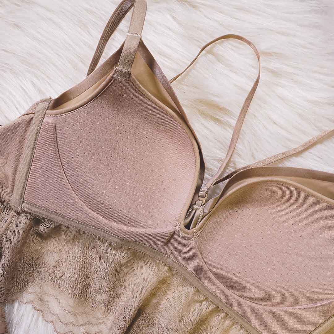 光感絲滑無痕遮胃腩-法式內衣-立體針孔杯