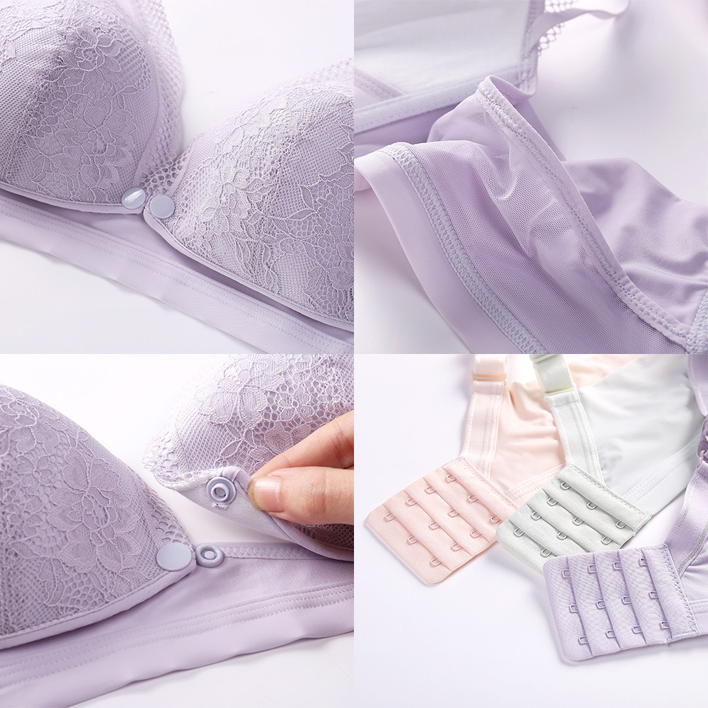 輕薄、透氣、高彈、蕾絲哺孕內衣