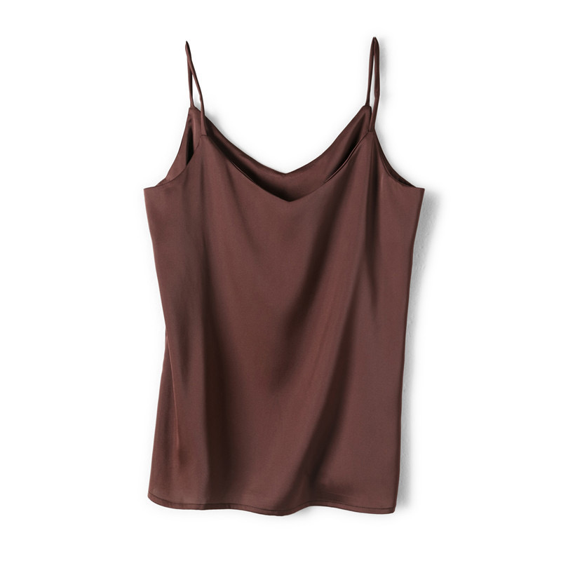 無痕超滑內搭純色打底背心YJX017