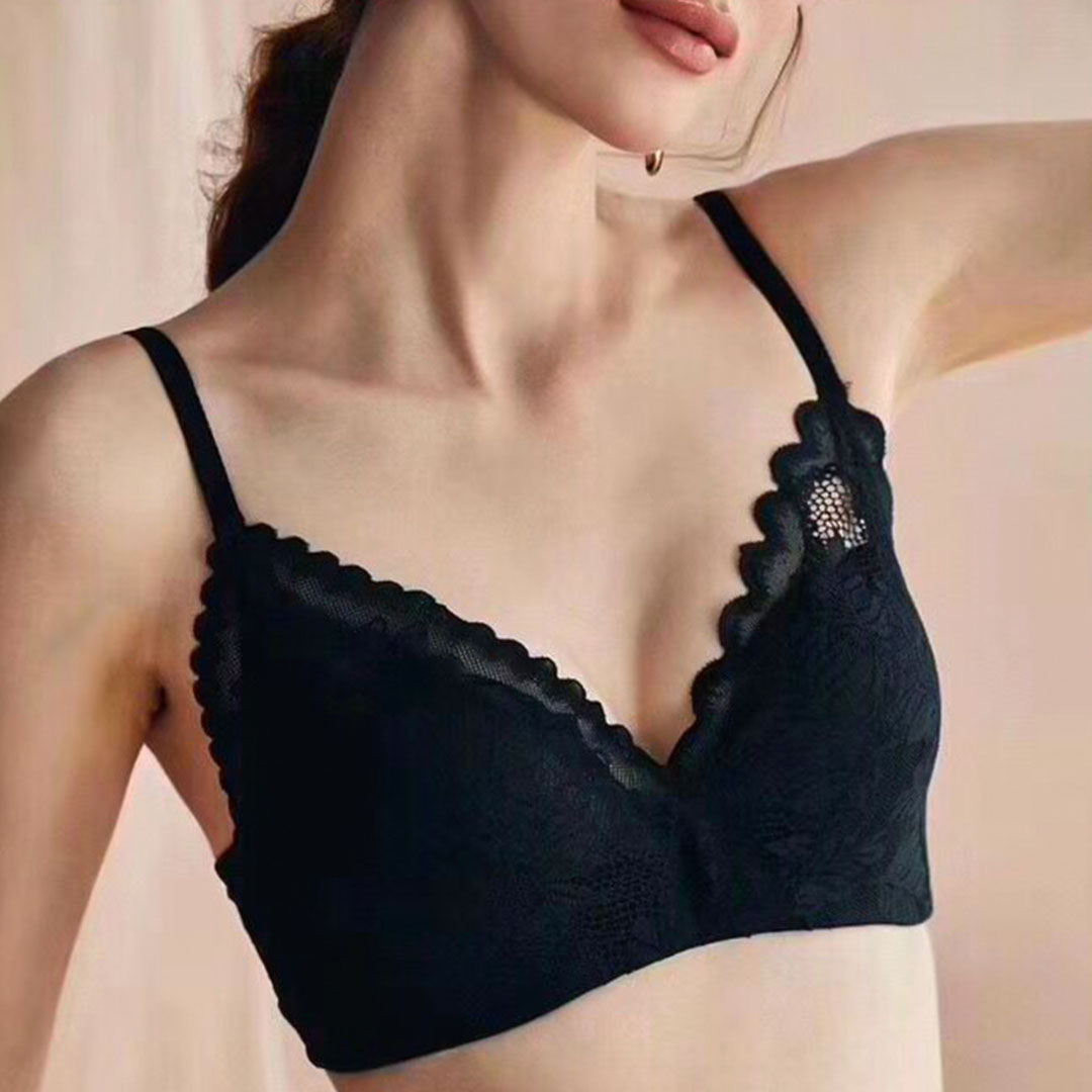 法式櫻桃性感內提托無鋼圈內衣