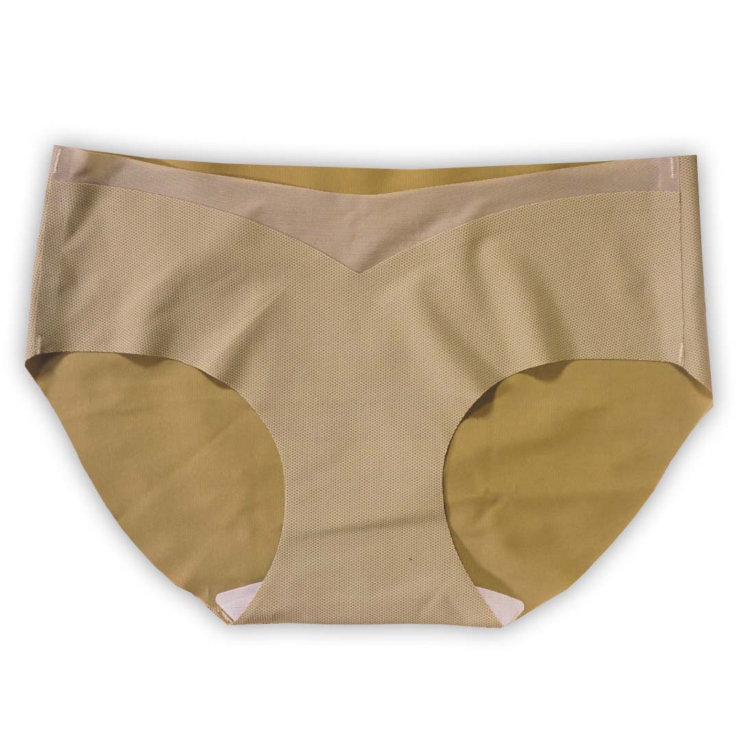 透氣網紗托腹無痕內褲