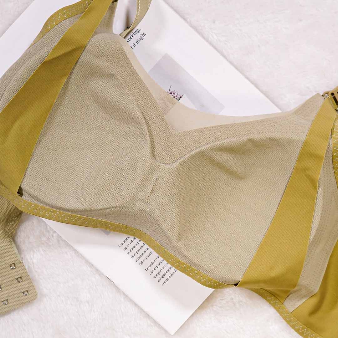 透氣網紗聚攏防下垂哺乳內衣