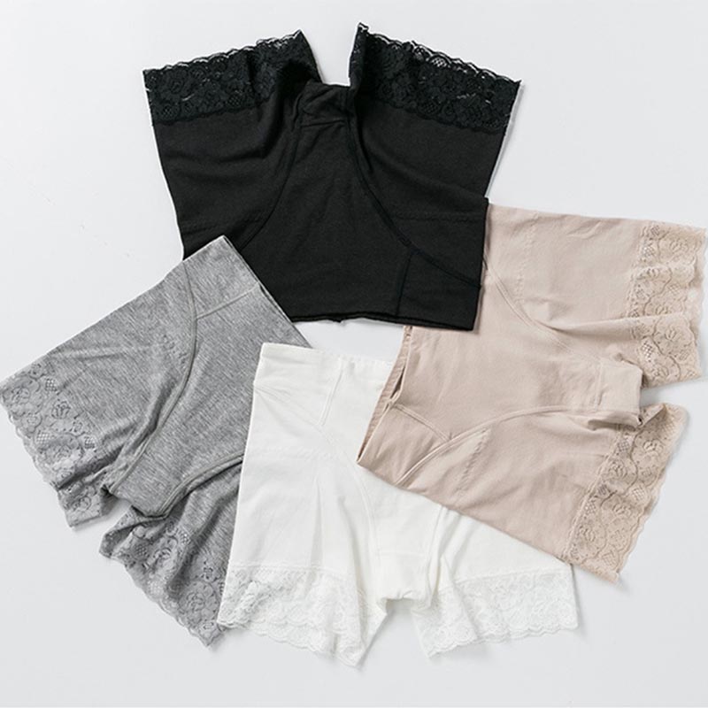 純棉高腰修腹提臀防走光褲