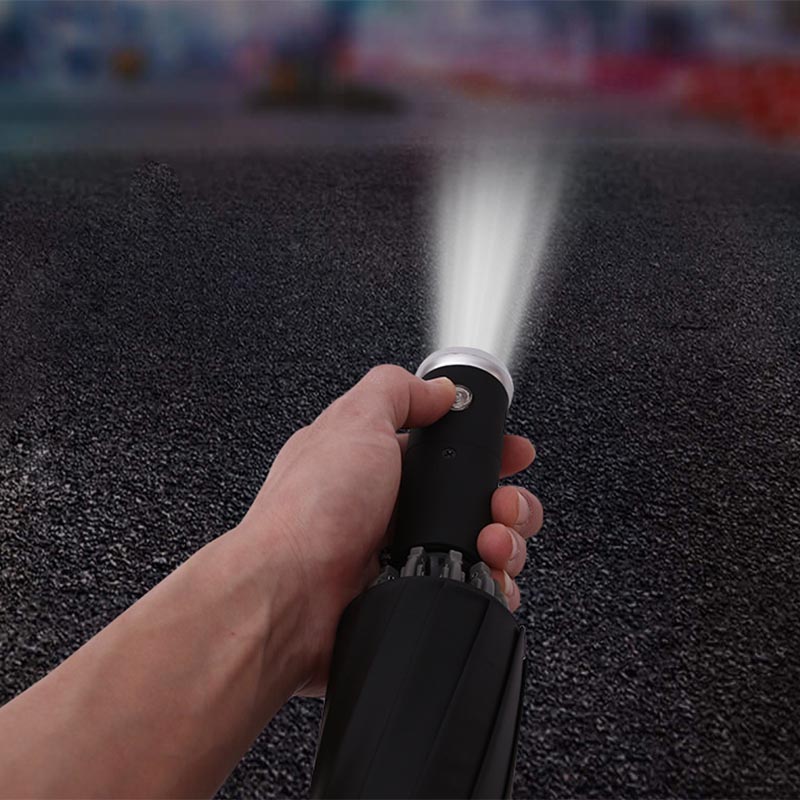 跣水防紫外車-反向自動開關不濕車雨傘