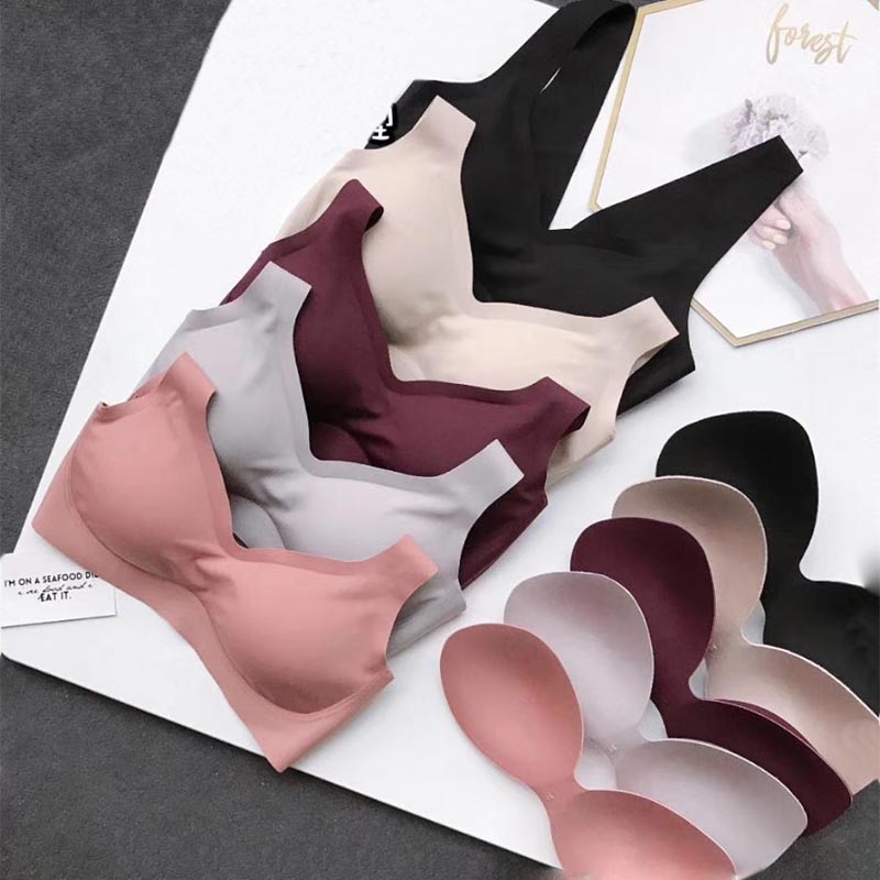 帶厚薄連體罩杯集中無感內衣