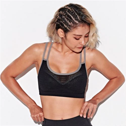 【Mollifix】高調A++動塑升級撞色運動BRA -Hold me bra