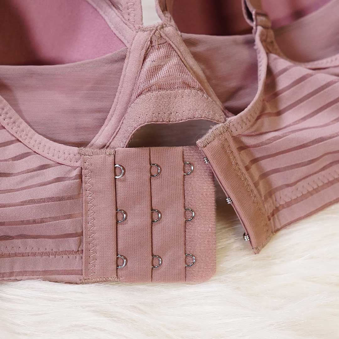 簡單大方斜條紋薄款無痕無鋼圈內衣