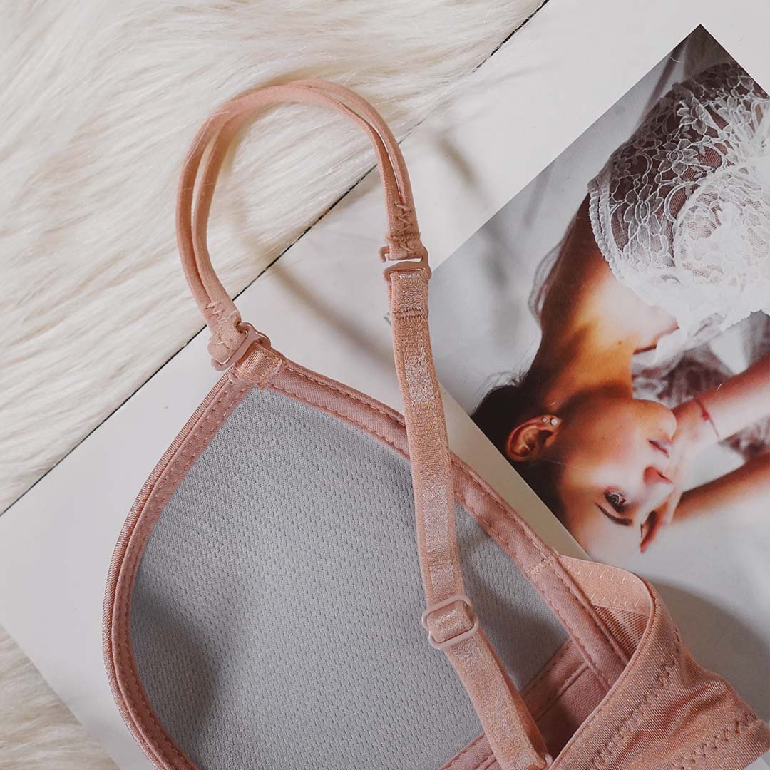 歐美U型性感深V無鋼圈薄款光面無痕低胸禮服隱形內衣