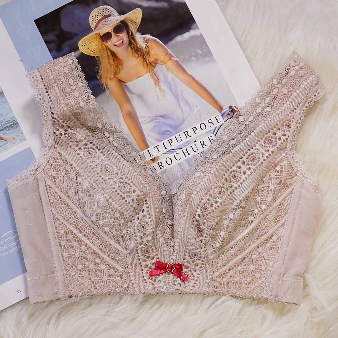 無鋼圈吸濕排汗高包覆集中調整型內衣